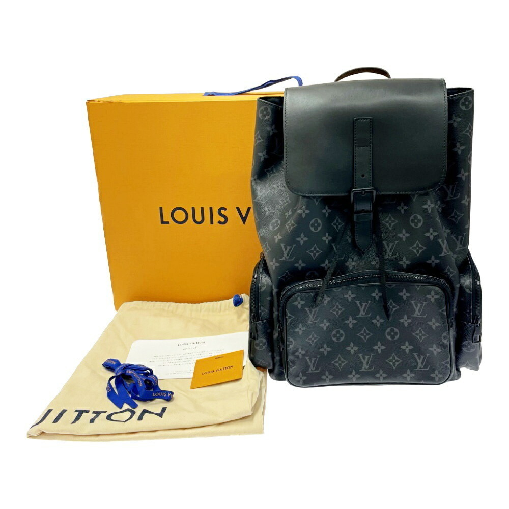 Louis Vuitton Black Eclipse Trio Backpack Rucksac… - image 1